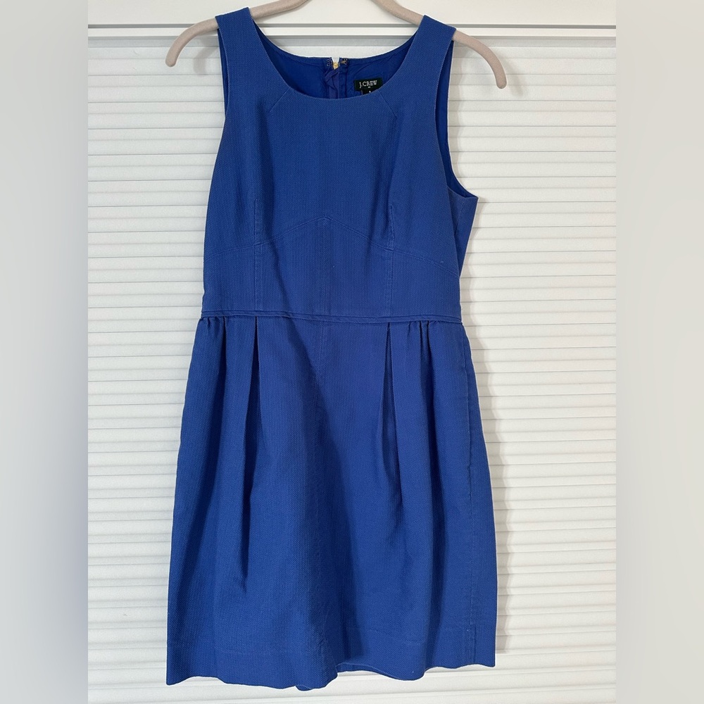 J. Crew Royal Blue Sleeveless Dress